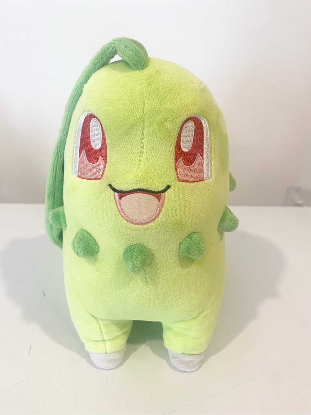 Pokemon Chikorita Plush 3rd Round Nintendo Licensed 9” Green Stuffed Toy
